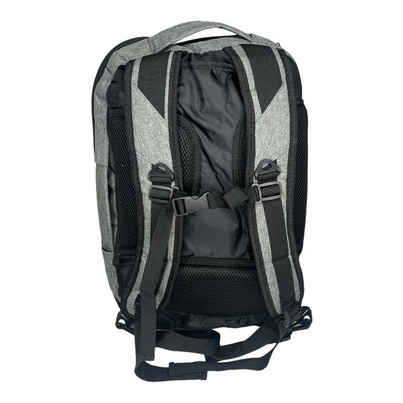 NEW LG Travel Bike School BACKPACK Laptop Padded USB Charging Port & Cable Gray - Picture 3 of 10